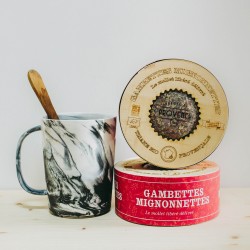 In an engraved wooden box (100gr) - Gambettes Mignonnettes