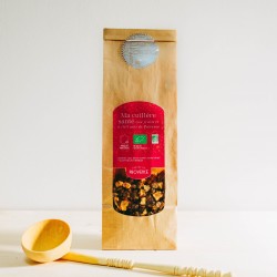 In a paperbag (150gr) My healthy spoonful of fruits and black garlic from Provence